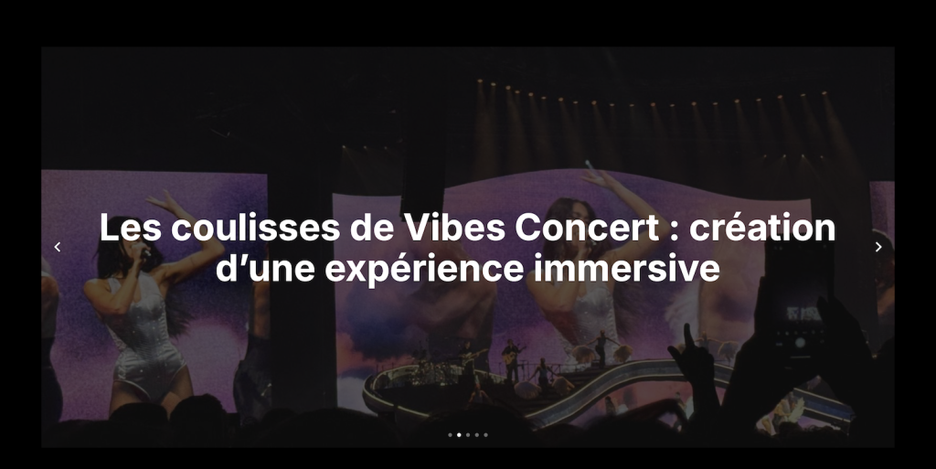 Public vivant une expérience musicale sur notre blog concerts immersifs