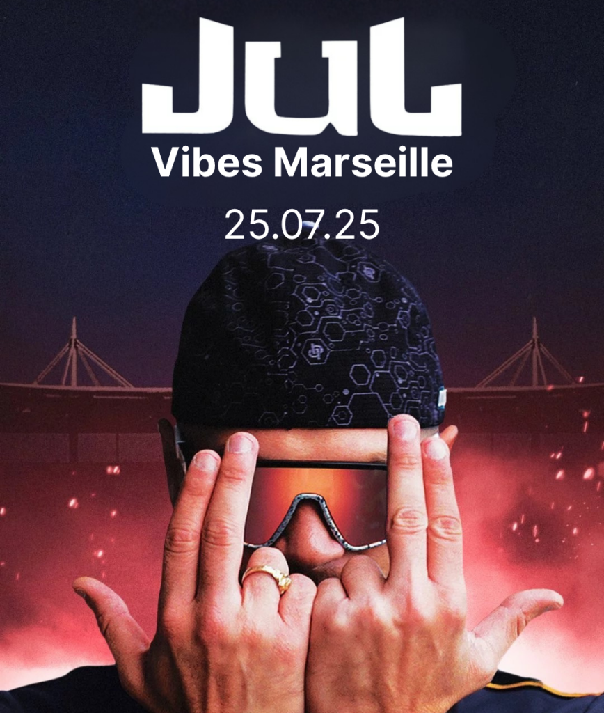 Artiste JUL en live lors d’un concert immersif en France