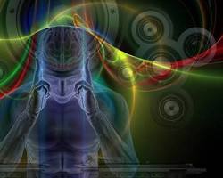 Un casque audio futuriste avec des motifs lumineux et des formes géométriques complexes, symbolisant l'immersion sonore et les tendances musicales de 2025.